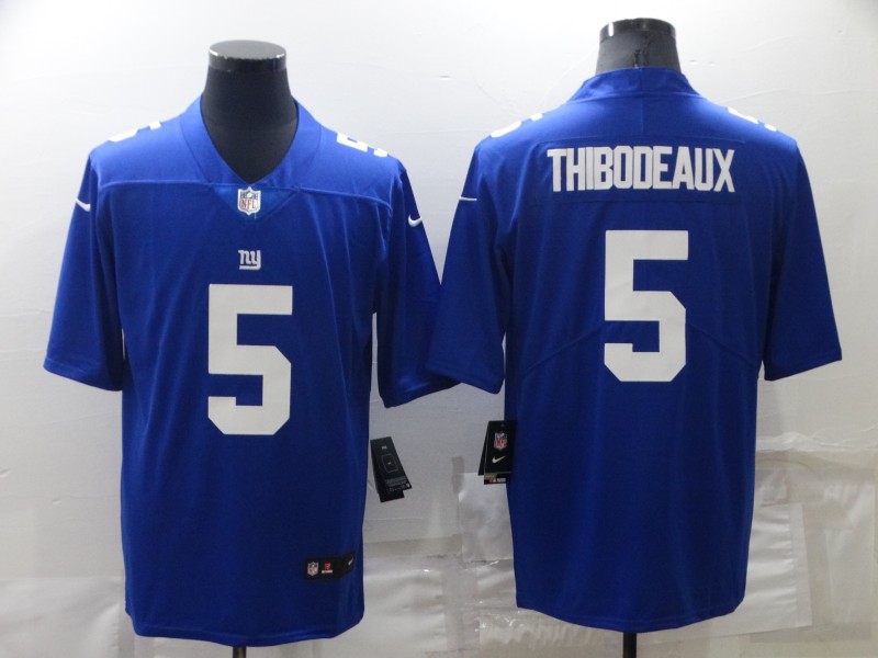 Men's New York Giants Kayvon Thibodeaux #5 Blue Jersey
